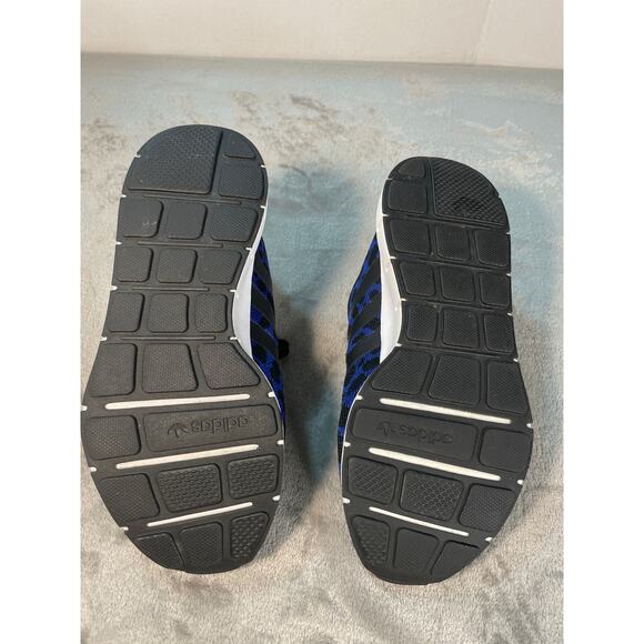 Adidas Swift Run Blue Leopard Print Sneakers - Size 7.5 - Picture 7 of 9